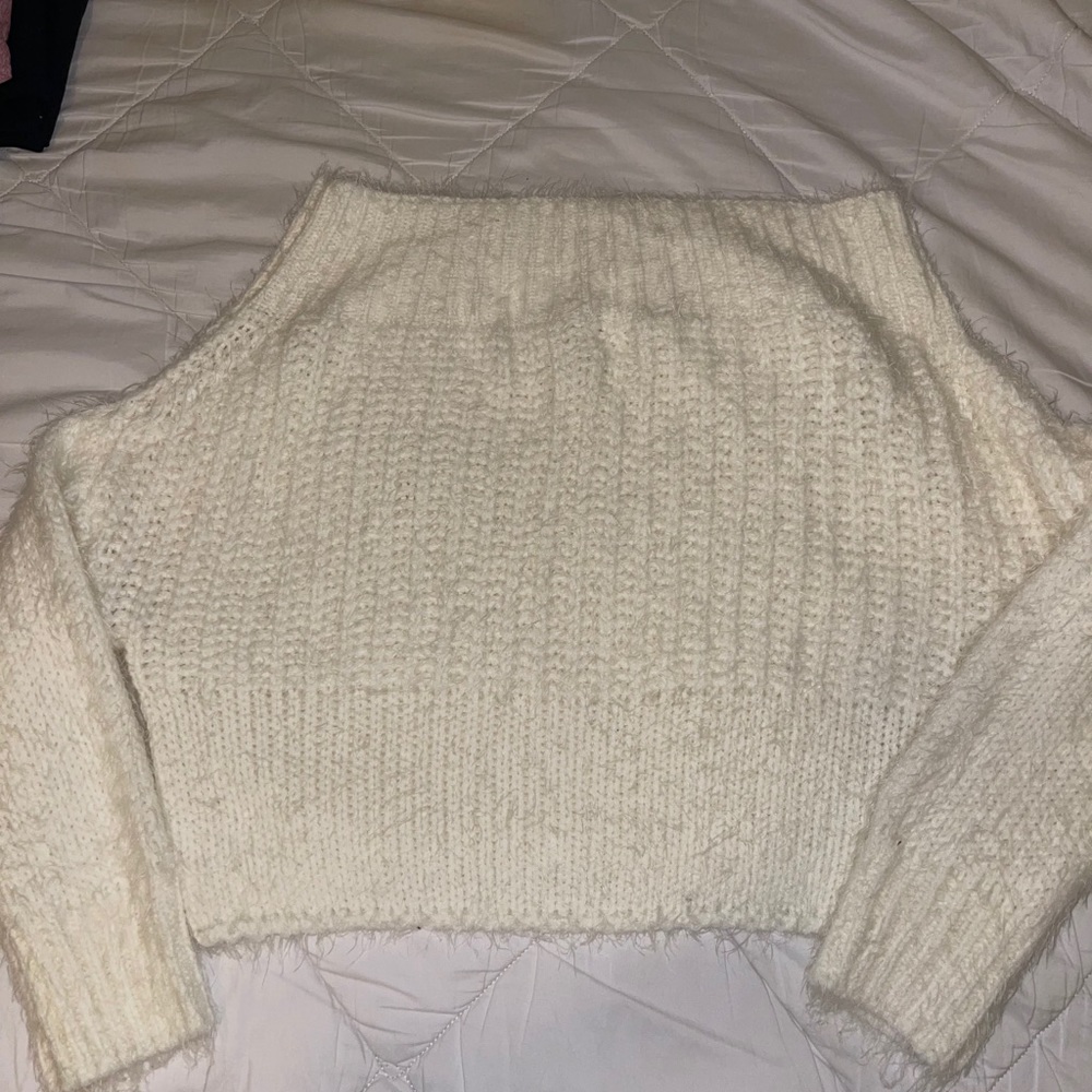 Off the shoulder sweater